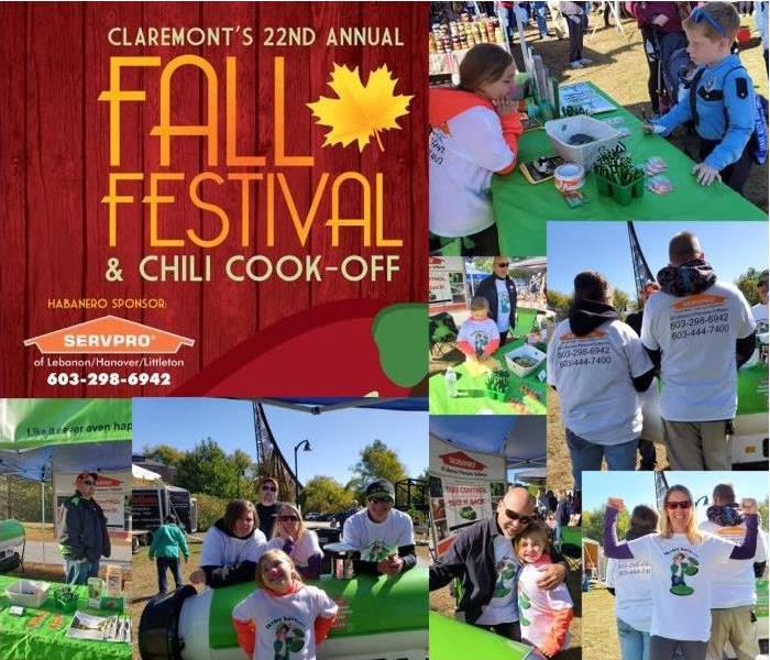 compilation photo of people at fall festival